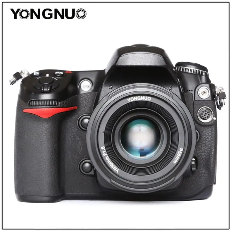 YongNuo 50 мм YN50mm F1.8N Большая диафрагма Авто фокус объектив для Nikon d5300 d3400 d7200 d3100 d3200 d90