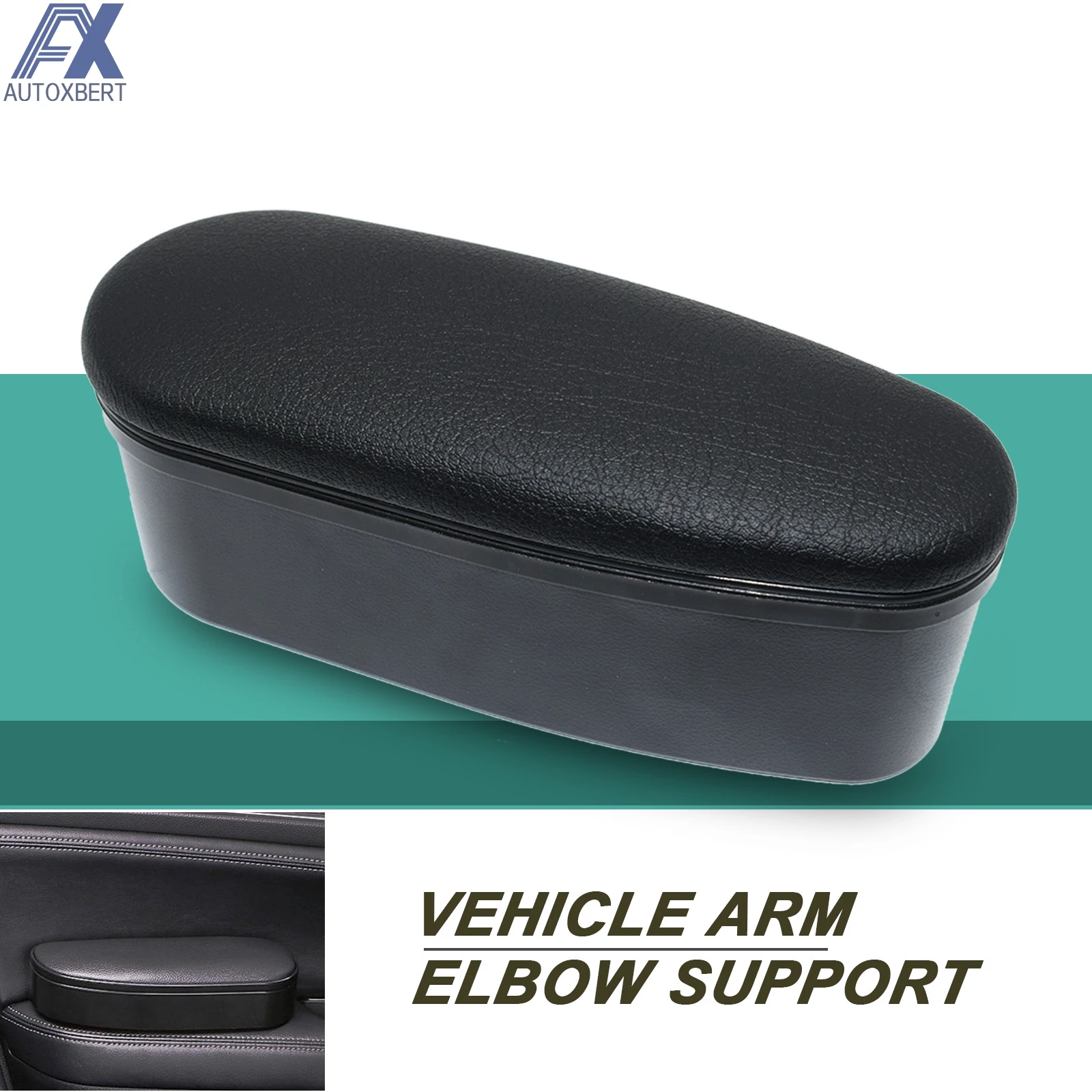 Черная Автомобильная дверная коробка для универсального хранения центральный