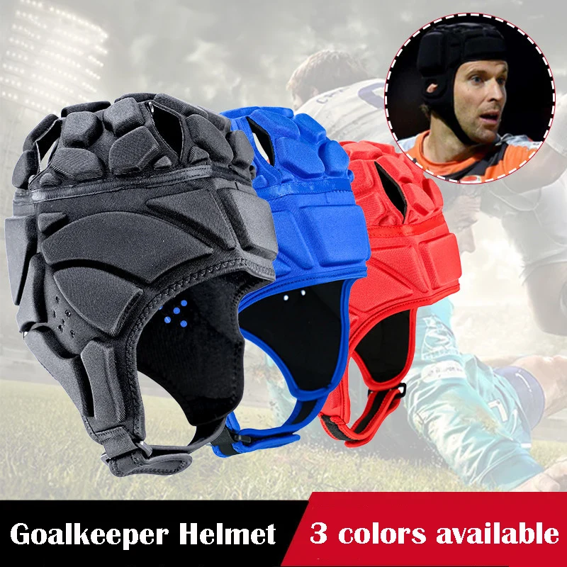 1 Piece Football Helmet Rugby Hat Goalkeeper Head Protection Baseball Cap Pitcher Training Head Kit Protector British Crash Caps