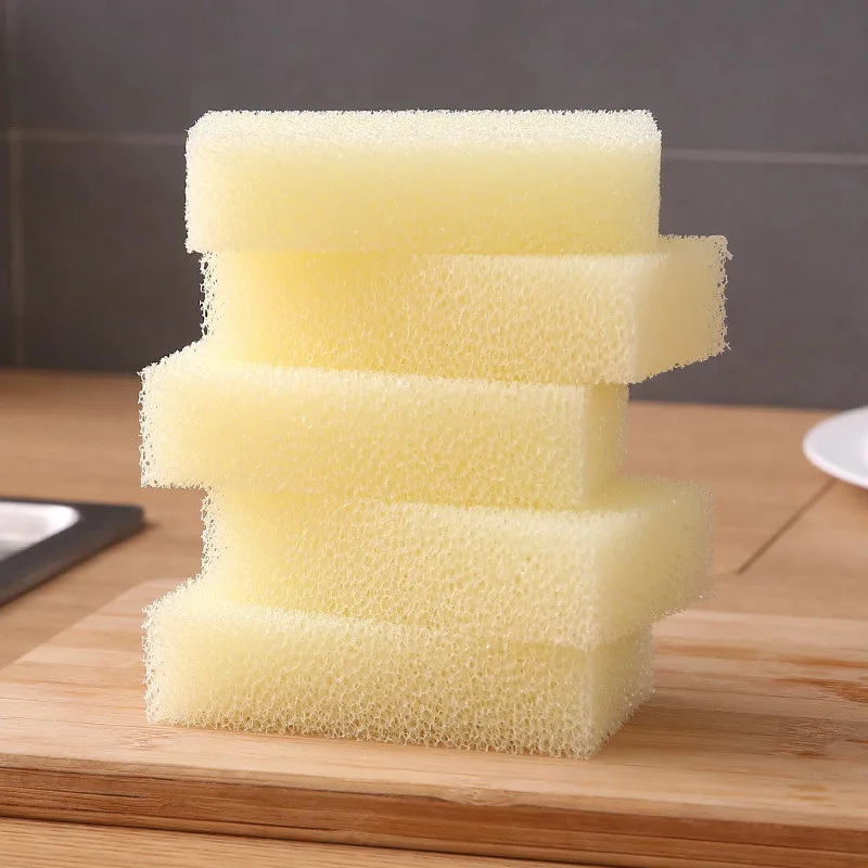 

Hardened bionic loofah sponge dishwashing sponge kitchen cleaning sponge sponge 2 pieces of filter sponge