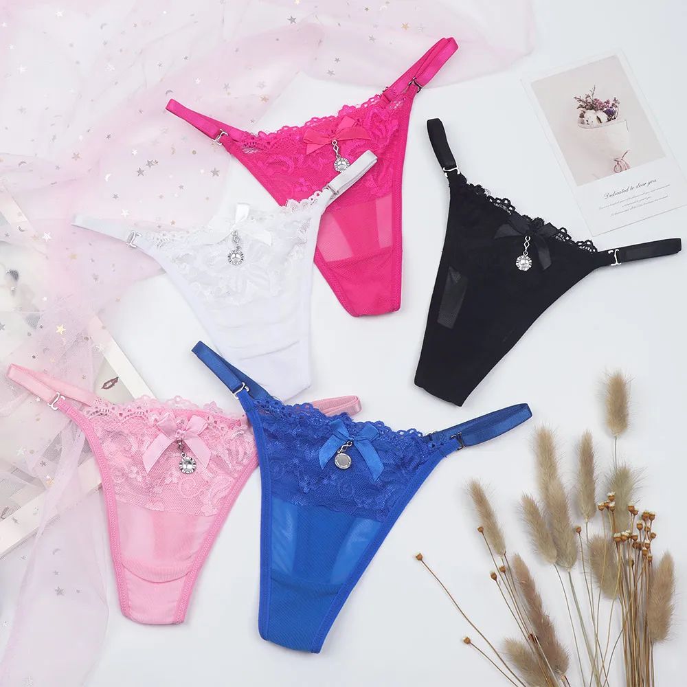 Женские Сексуальные Трусики бикини стринги с v образным вырезом нижнее белье для