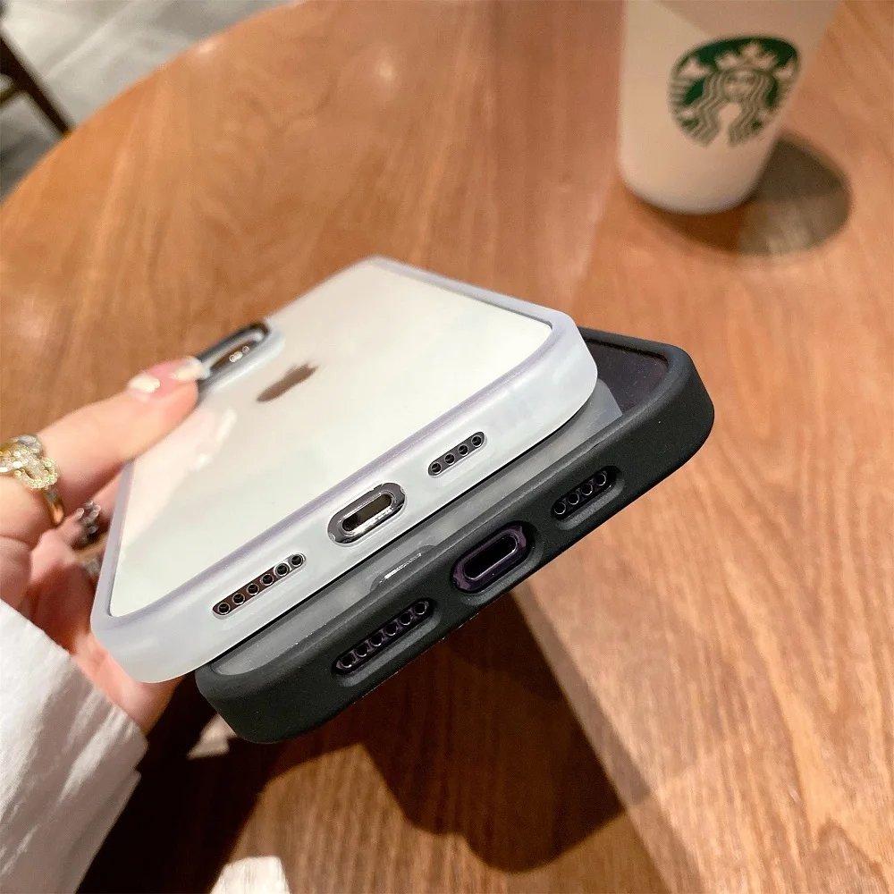 Новый роскошный экологически чистый прозрачный чехол для iPhone13 12 11 Pro Max