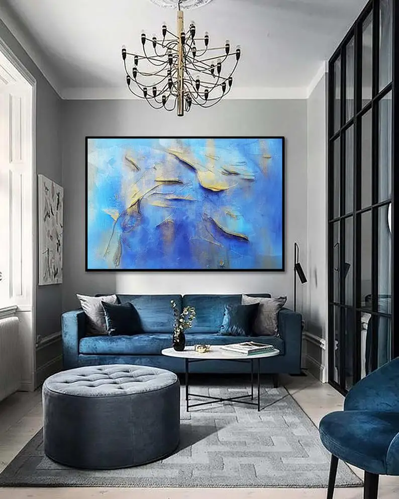 Kopen Acryl Schilderen Voor Home Decor Moderne Originele Abstracte Kunst Badkamer Muur Art Canvas Keuken Muurschildering Grote Schilderijen