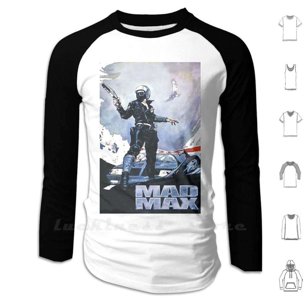 

Mad Max Hoodie Long Sleeve Mad Max Australia Film Movie Mel Classic