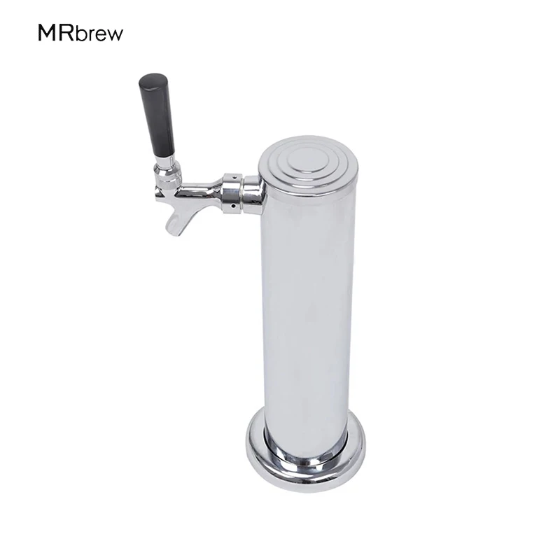 

Beer Tower,Homebrew Single Faucet Beer Tower,Chromeplated Beer Tap Dispenser Draft Beer Column Bar Party Accessories