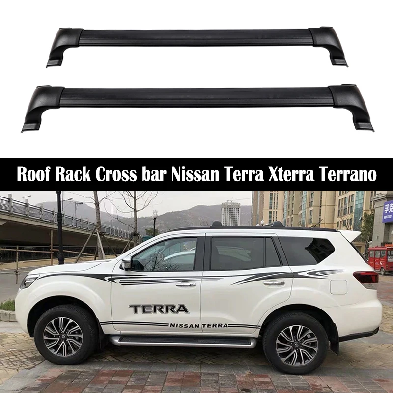 In Lega di alluminio Portapacchi Per Nissan Murano 2015-2021 Rails Bar Portapacchi bar top Cross Bar Rack Ferroviarie scatole