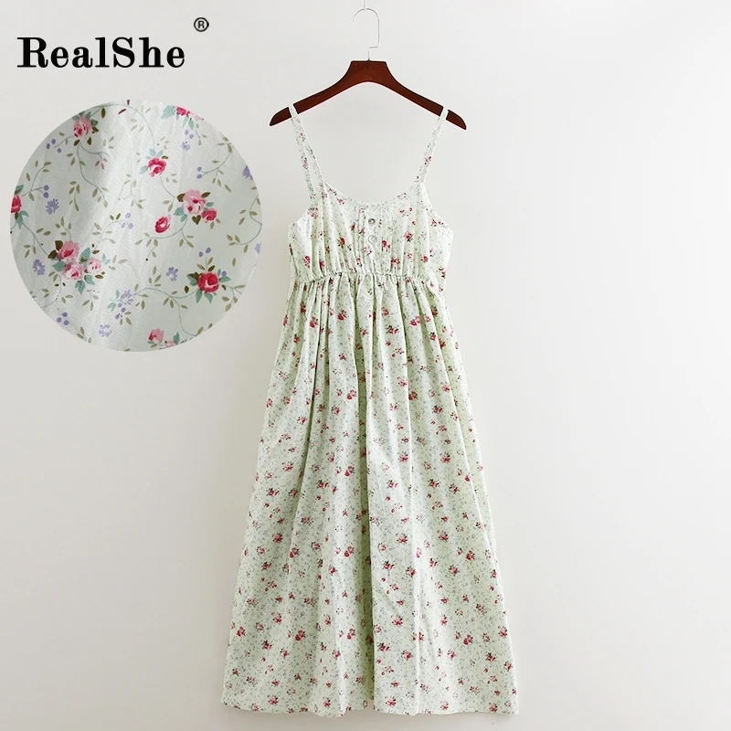 RealShe, женское вечернее платье, длинное, летнее, бохо платье, без рукавов, цветочный принт, пляжное платье, туника, макси платье, сарафан, Vestidos De Festa