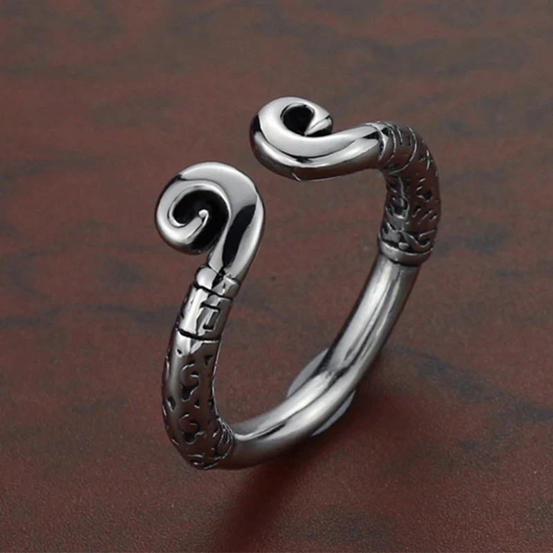 Классический вуконг желаемое золотой обруч кольцо в винтажном стиле Парные