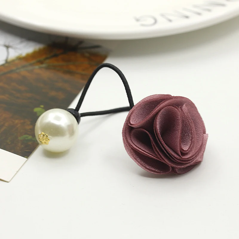 Резинки для волос женщин с бусинами | Аксессуары одежды