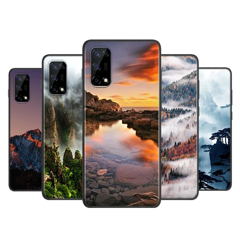 

Mountain Peak Forest For OPPO A5 A9 A11X A1K A12 A12E A31 A32 A52 A53 A72 A73 A93 A94 AX7 Pro Soft Phone Case
