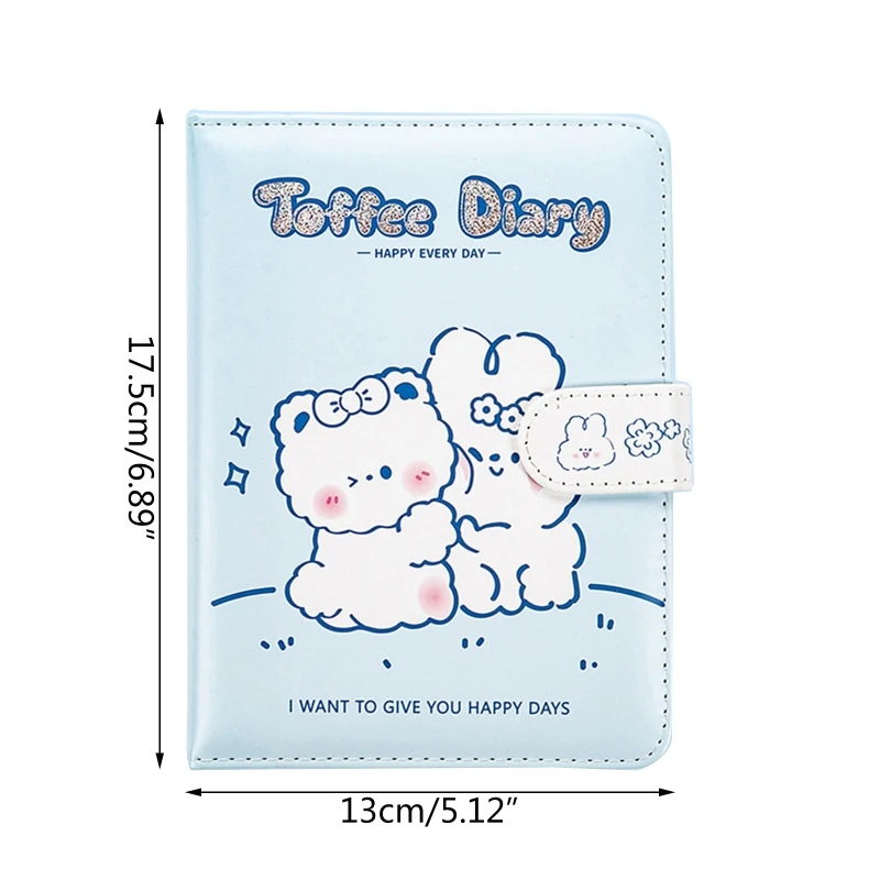 Kawaii Rabbit Journal Writing Notebook Hardcover Notepad 96 Pages for Teen Girl | Канцтовары для офиса и дома