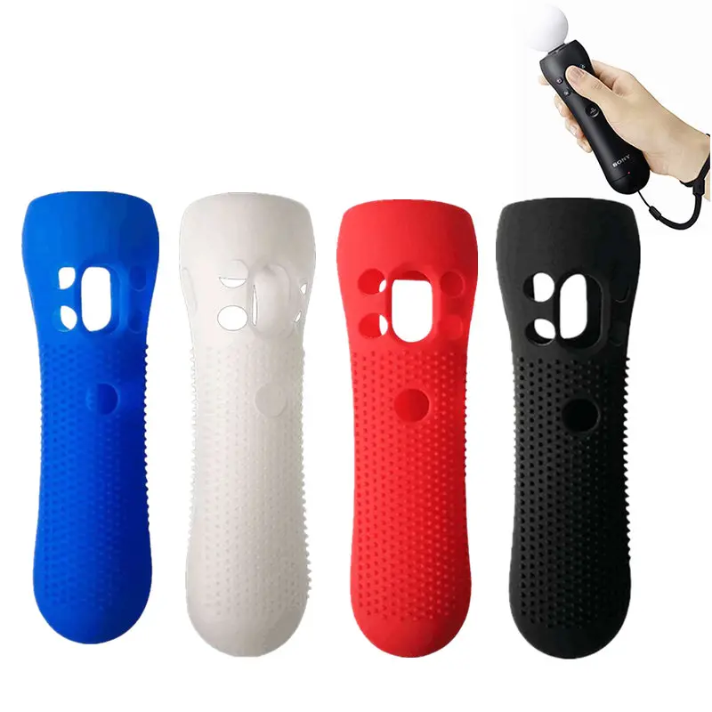 1 шт для PS3 двигаться силиконовый чехол Игровые приставки 3 прямо Нескользящая