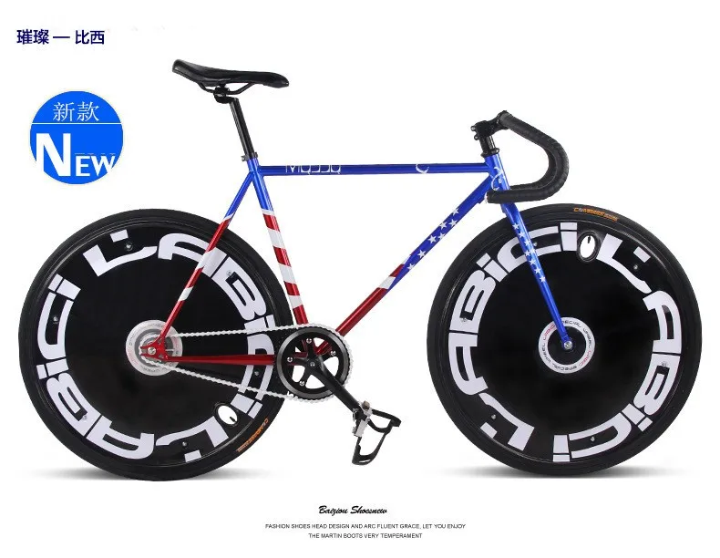 x-передний бренд fixie велосипед фиксированная передача 46 см 52 см DIY односкоростной Дорожный велосипед трек флаг bicicleta fixie велосипед