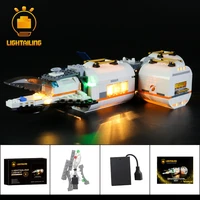 lightailing led light kit for 60227 city series lunar space station toy building blocks lighting set