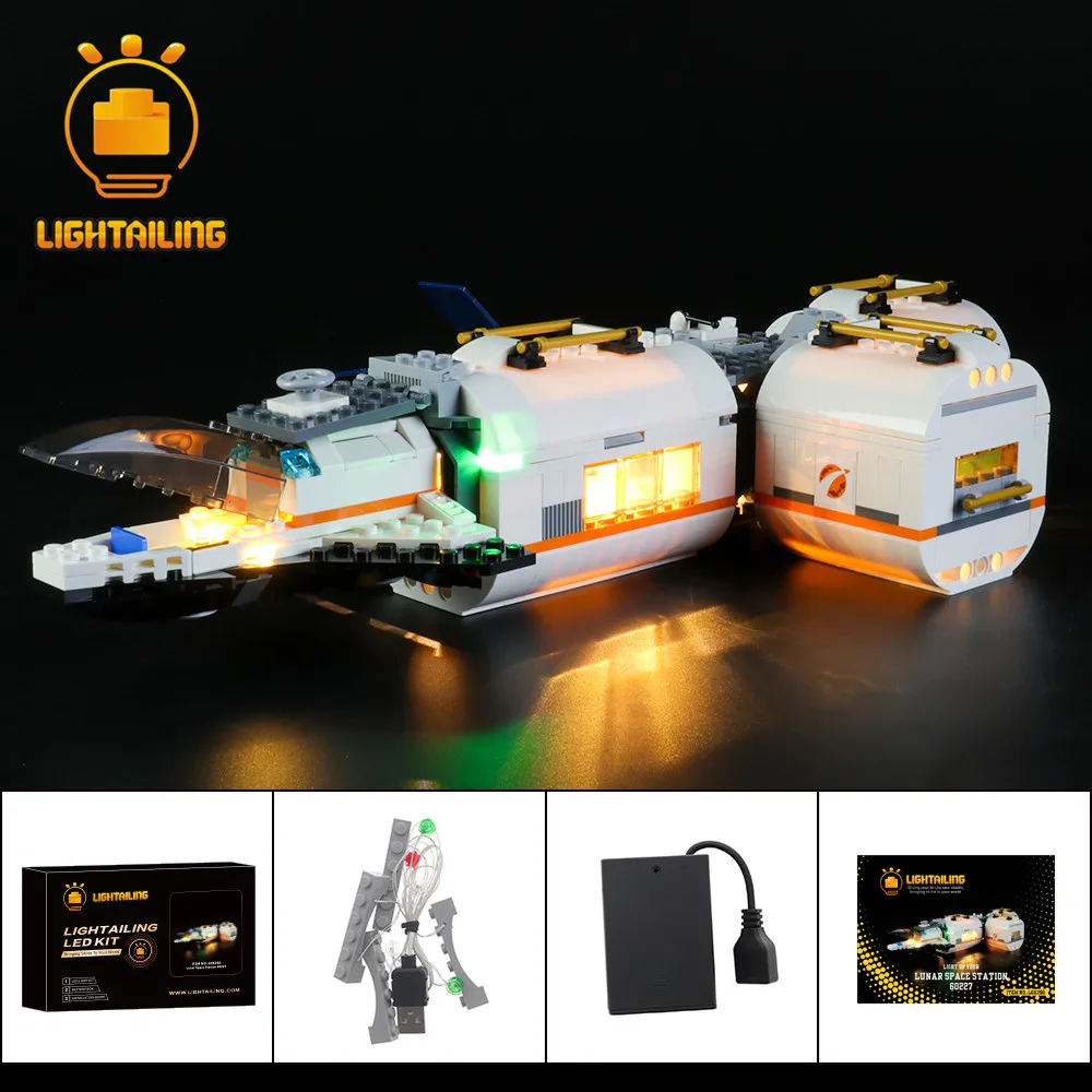 Набор со светодиодной подсветкой для 60227 года серия город Лунная космическая