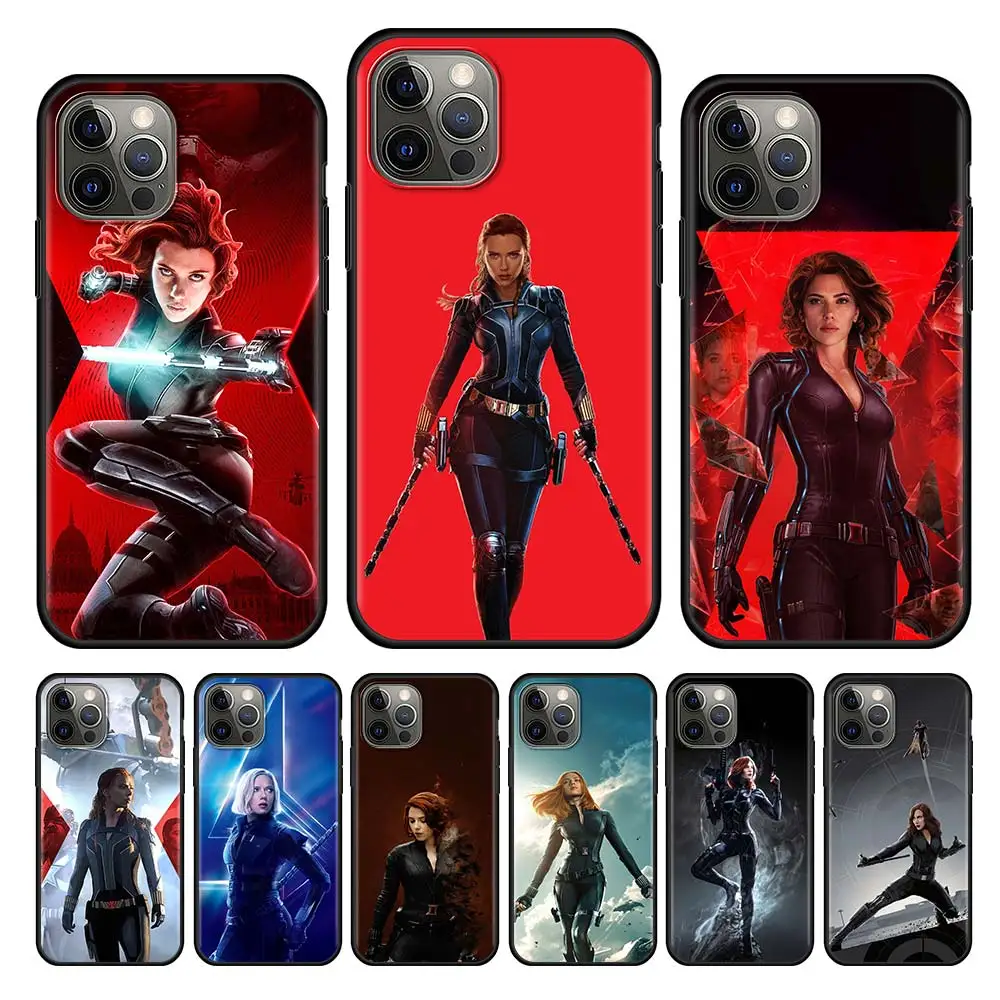 

Soft TPU Casing Marvel Avengers For Apple iPhone 11 13 12 Pro Max Case XR X XS 8 7 6 6S Plus 5 5S SE 2020 Black Phone Cover