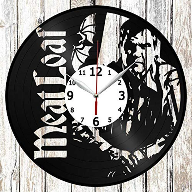 

Meat Loaf Vinyl Record Wall Clock Home Art Decor clock Unique Design Handmade Original Gift Vinyl Clock Black Exclusive Clock Fa