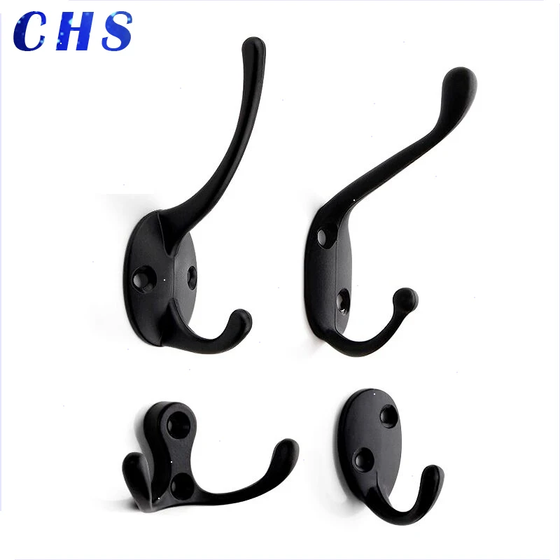 

5pcs/lot Zinc Alloy Bronze Clothes Hangers Wall Hooks Coat Bag Hat Hanging Hooks Bathroom Kitchen Anitque Racks with screws