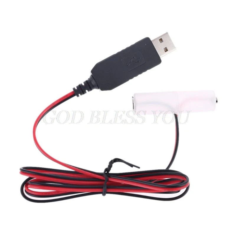 Нейтрализатор батарей AA LR6 2 м кабель питания USB замена от 1 до 4 шт. для