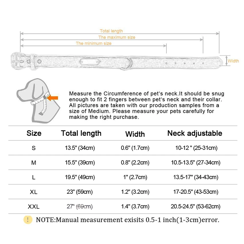 Персонализированные ошейники для собак регулируемый ошейник из мягкой кожи на