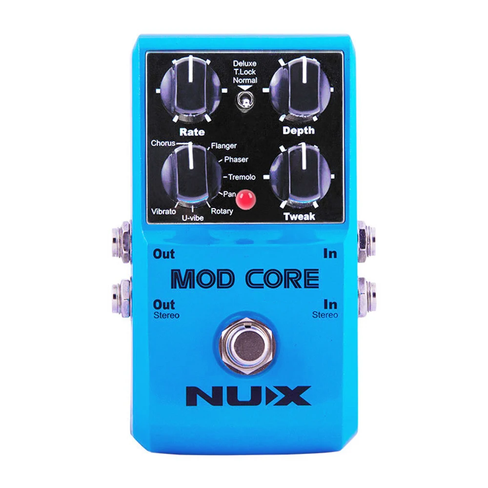 

NUX Mod Core Guitar Effect Pedal 8 Modulation Effects Preset Tone Lock