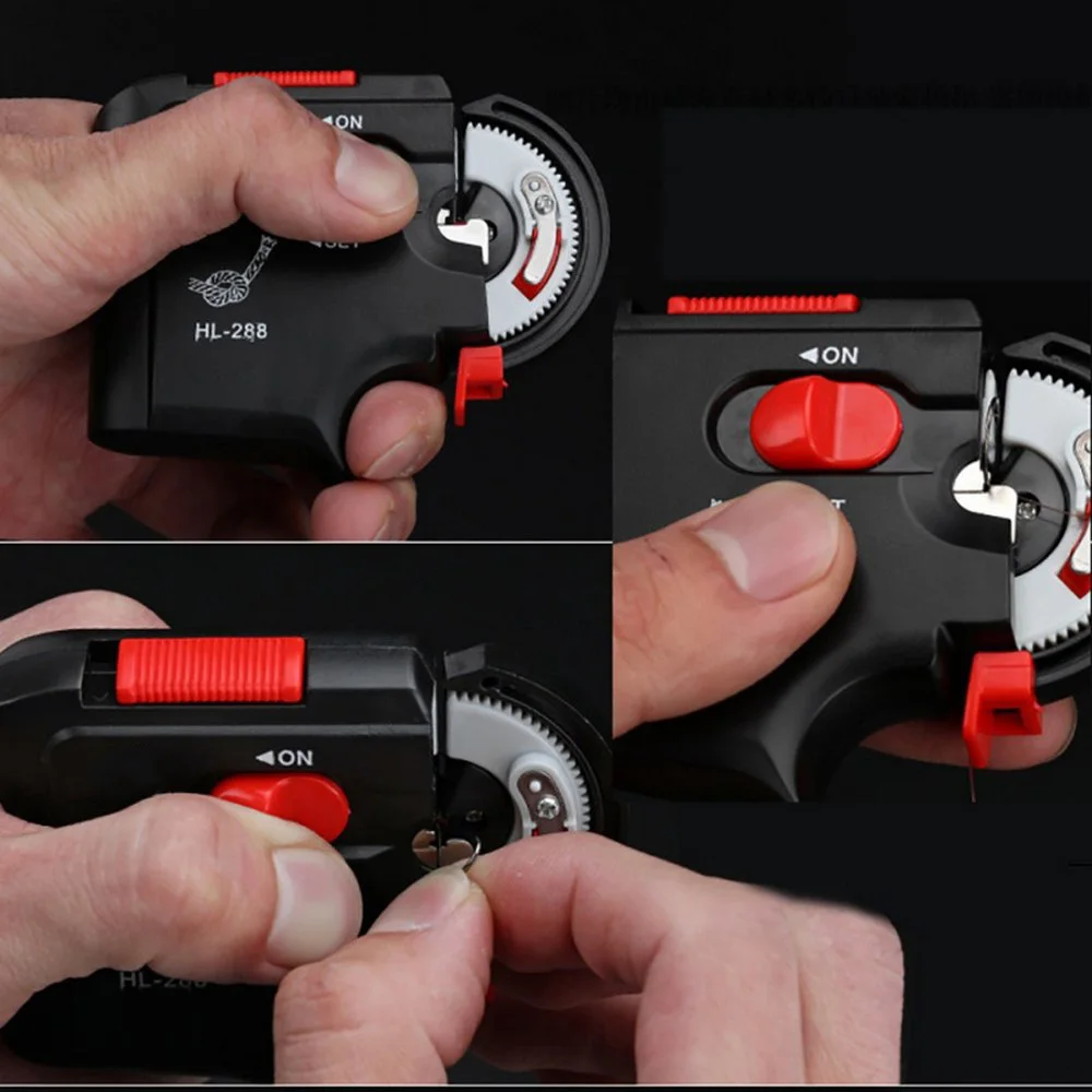 Automatic Electric Fishing Hook Tier Machine Accessories Tie Fast Hooks Line Tying Device Gear | Спорт и развлечения