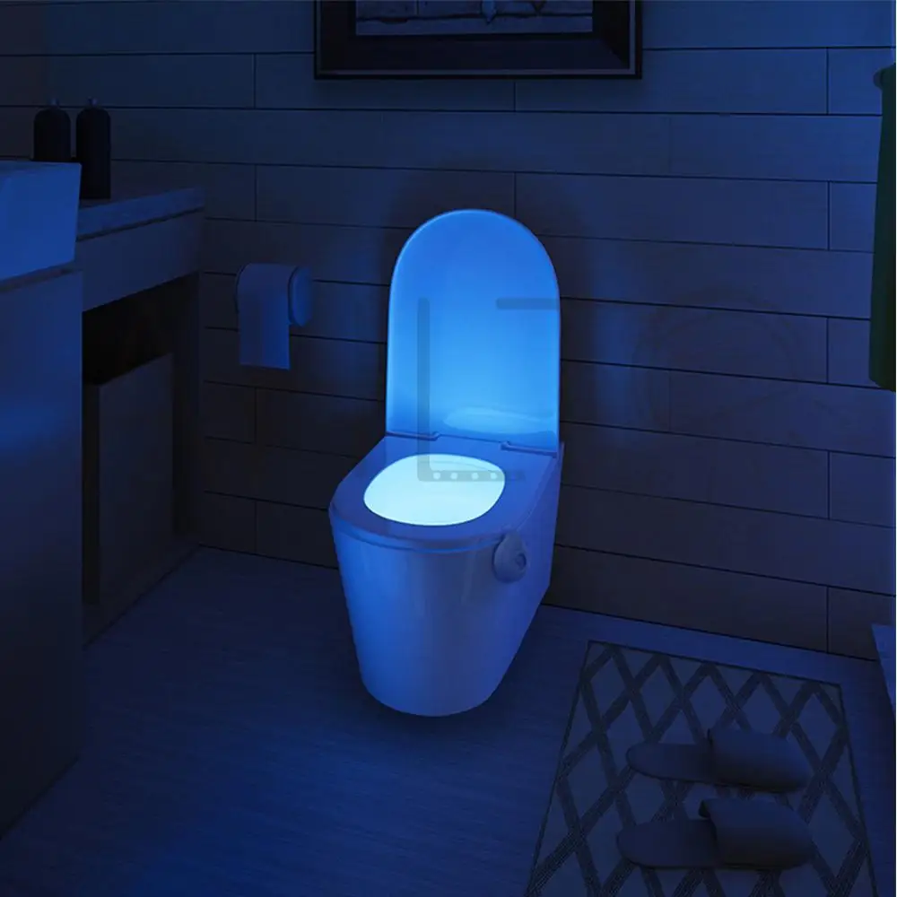 

Toilet Light PIR Waterproof and Energy-saving Automatic Switch Motion Sensor Luminaria Induction Light Night Light Easy To Clean