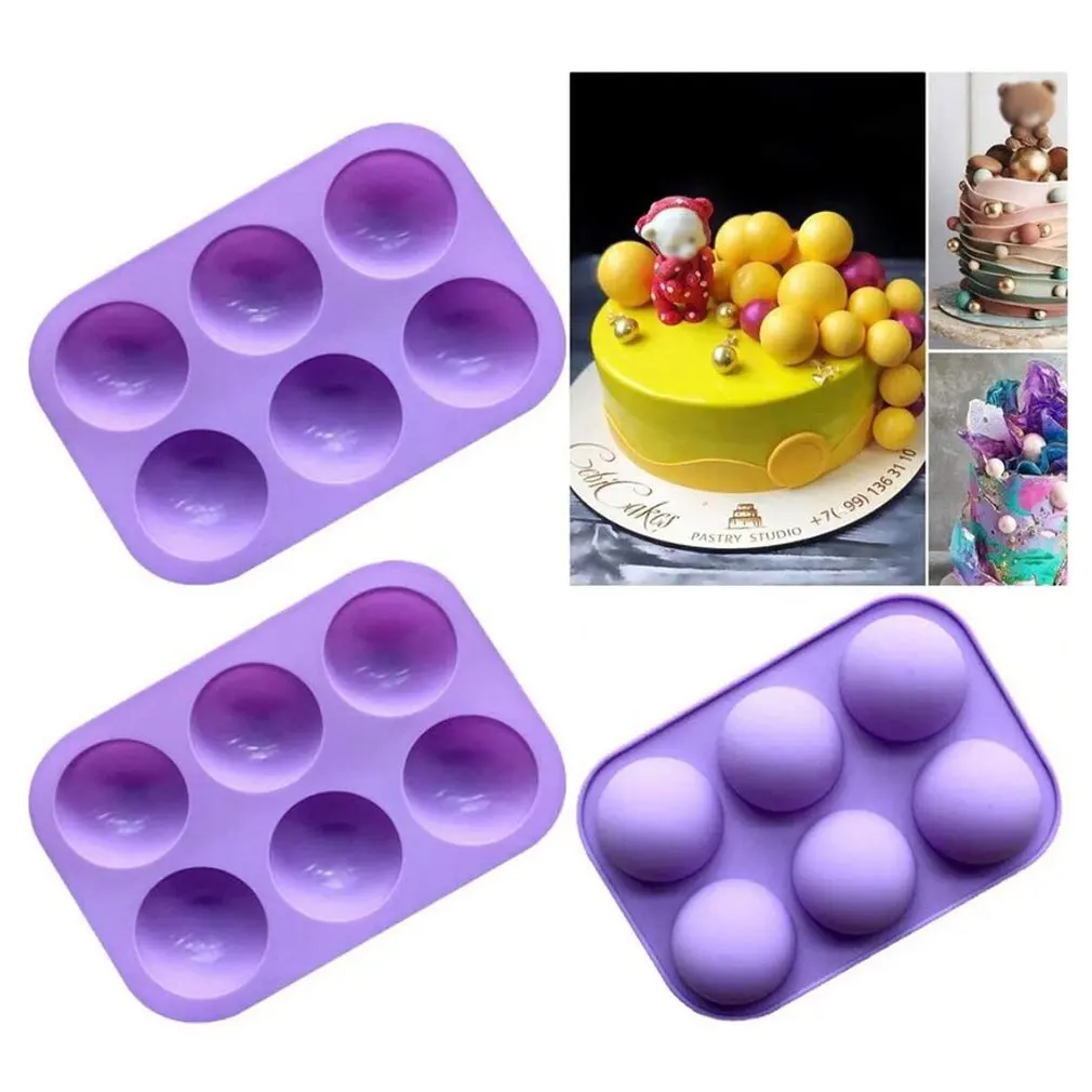 Креативная полусферическая круглая силиконовая форма сделай сам для шоколада