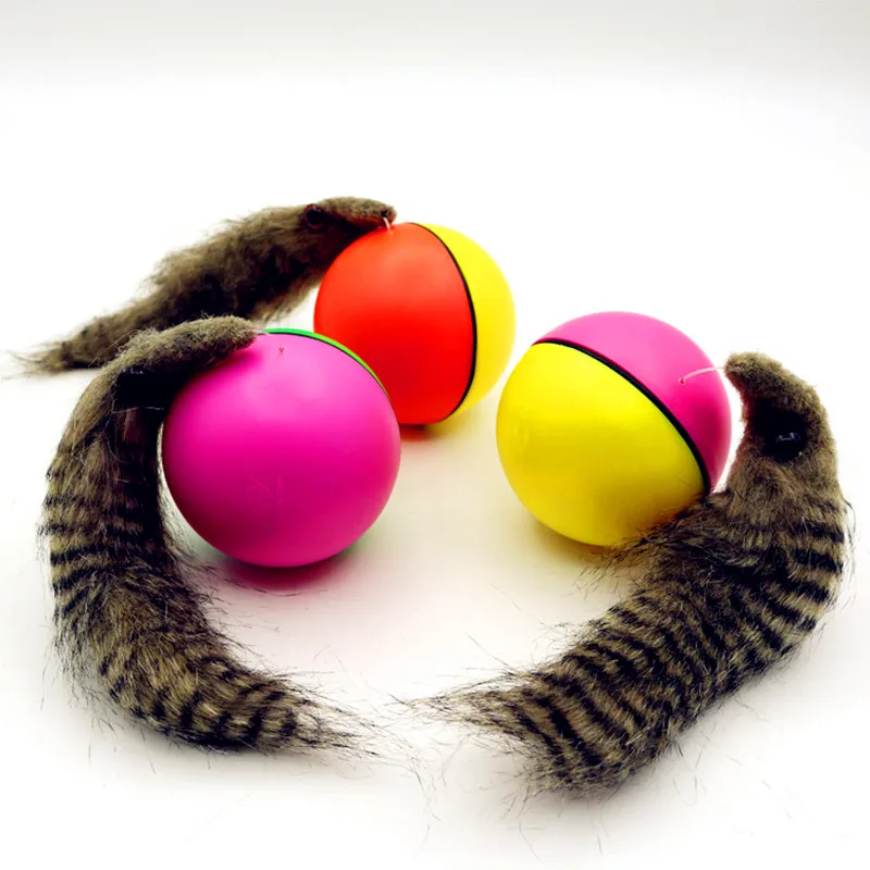 Игрушка для домашних животных электронный бобер вращающийся прыгающий шар