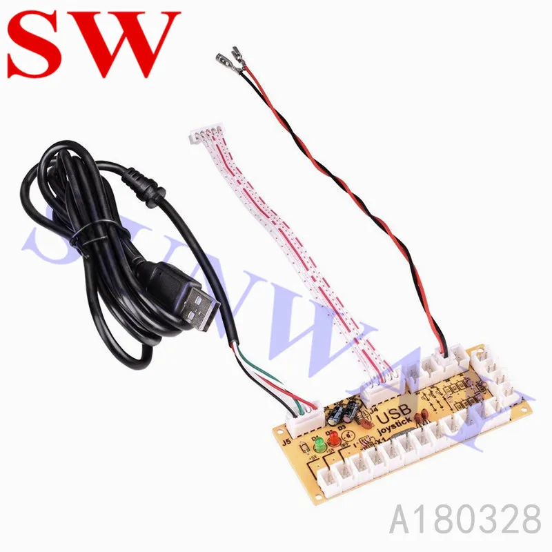Американский джойстик DIY Kit части нулевой задержки USB аркадный контроллер для подключения к ПК Джойстик в американском стиле Happ кнопки