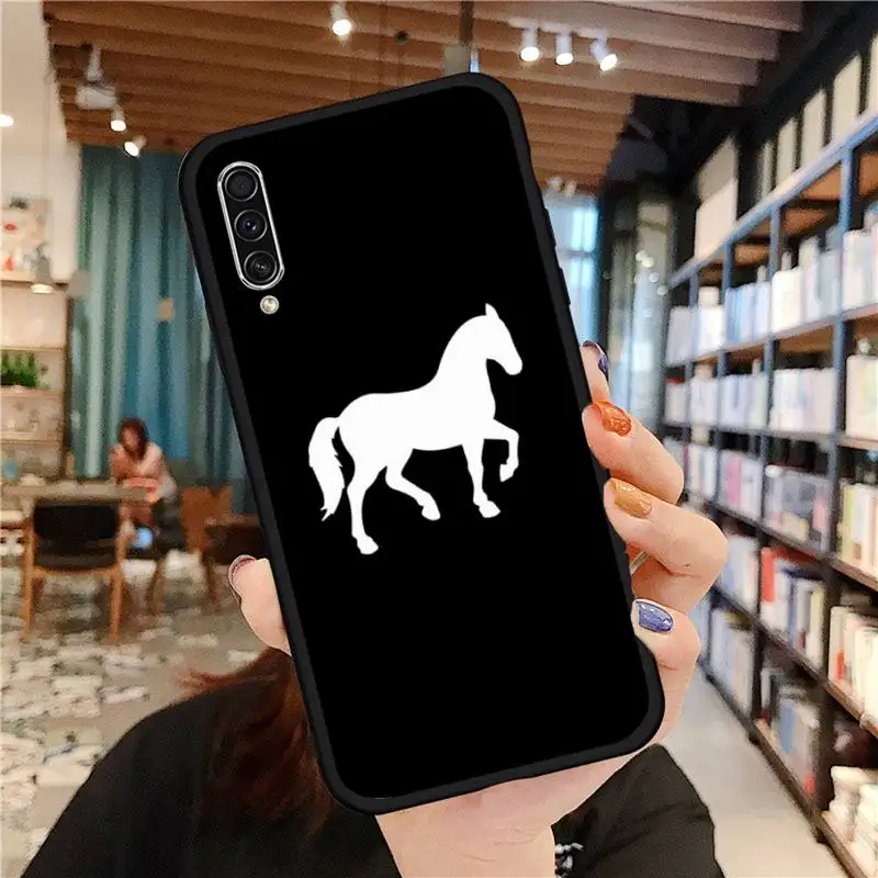 

Horse Pony Horse Heartbeat art pattern Phone Case For Samsung galaxy A S note 10 7 8 9 20 30 31 40 50 51 70 71 21 s ultra plus