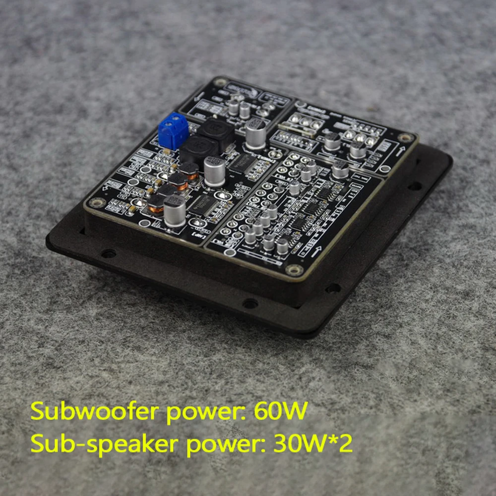 

Multifunctional 2.1 Subwoofer Speaker Amplifier Board Portable Audio 30W Sub AMP with Independent 2.0 Output