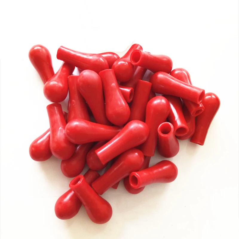 

Латексные наконечники для пипетки FAITHFUL red