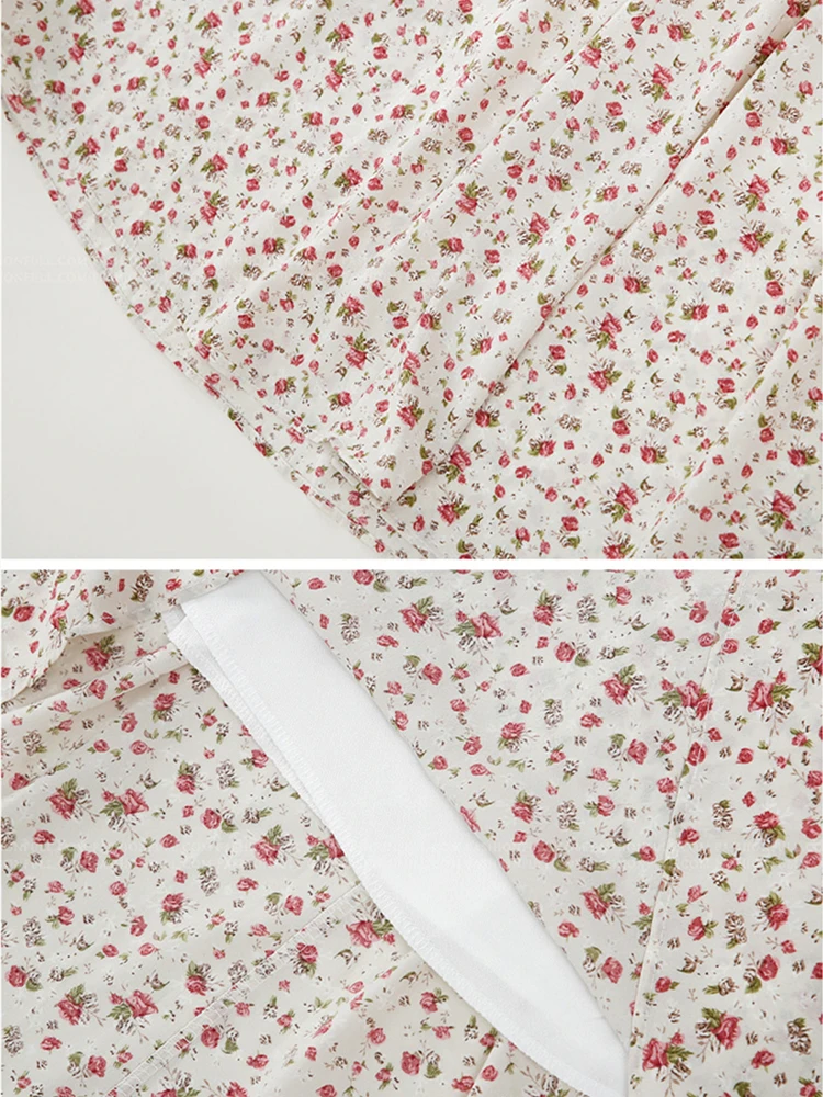 

A Line Skirts Womens Floral Print Chiffon Midi Skirts Ladies Calf Length Skirt 2020 Summer Plus Size Vogue Bottom Female B04809B