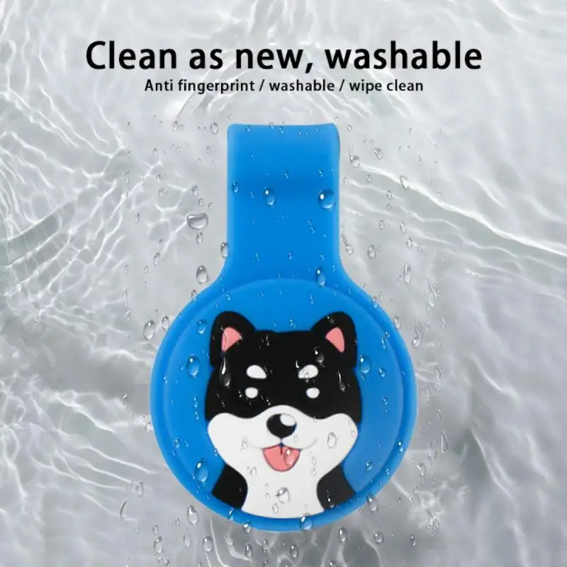 

For Apple Airtags Locator Tracker Silicone Case Shock-proof Protective Cover Skin Full Protection Shell Case Devices Accessories