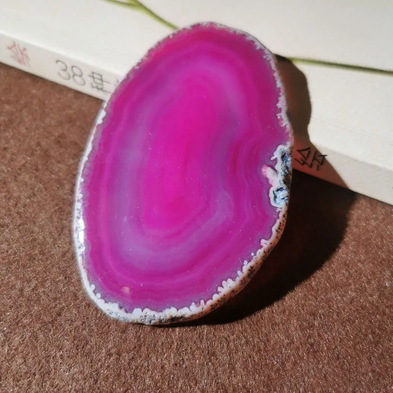 10pcs original real agate crystal stone slice for diy pendant cell phone holder stand bracket with irregular shape stone free global shipping