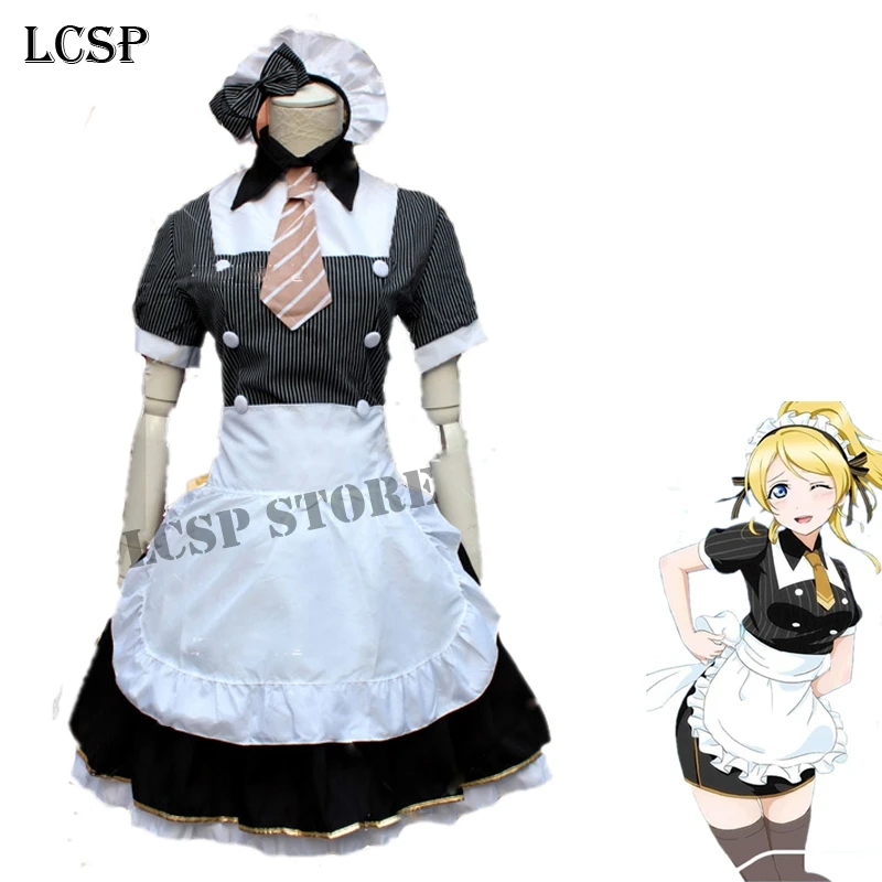 LCSP LoveLive! Нодзоми тодзё всех персонажей сентябрьская серия японский костюм для косплея в стиле аниме «Живая Любовь» костюм горничной выходной костюм одежда