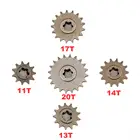 Передняя шестерня для мотоцикла T8F 11 13 14 17 20T, Шестерня для 47cc 49cc Minimoto, мини-внедорожный велосипед, мопед, скутер