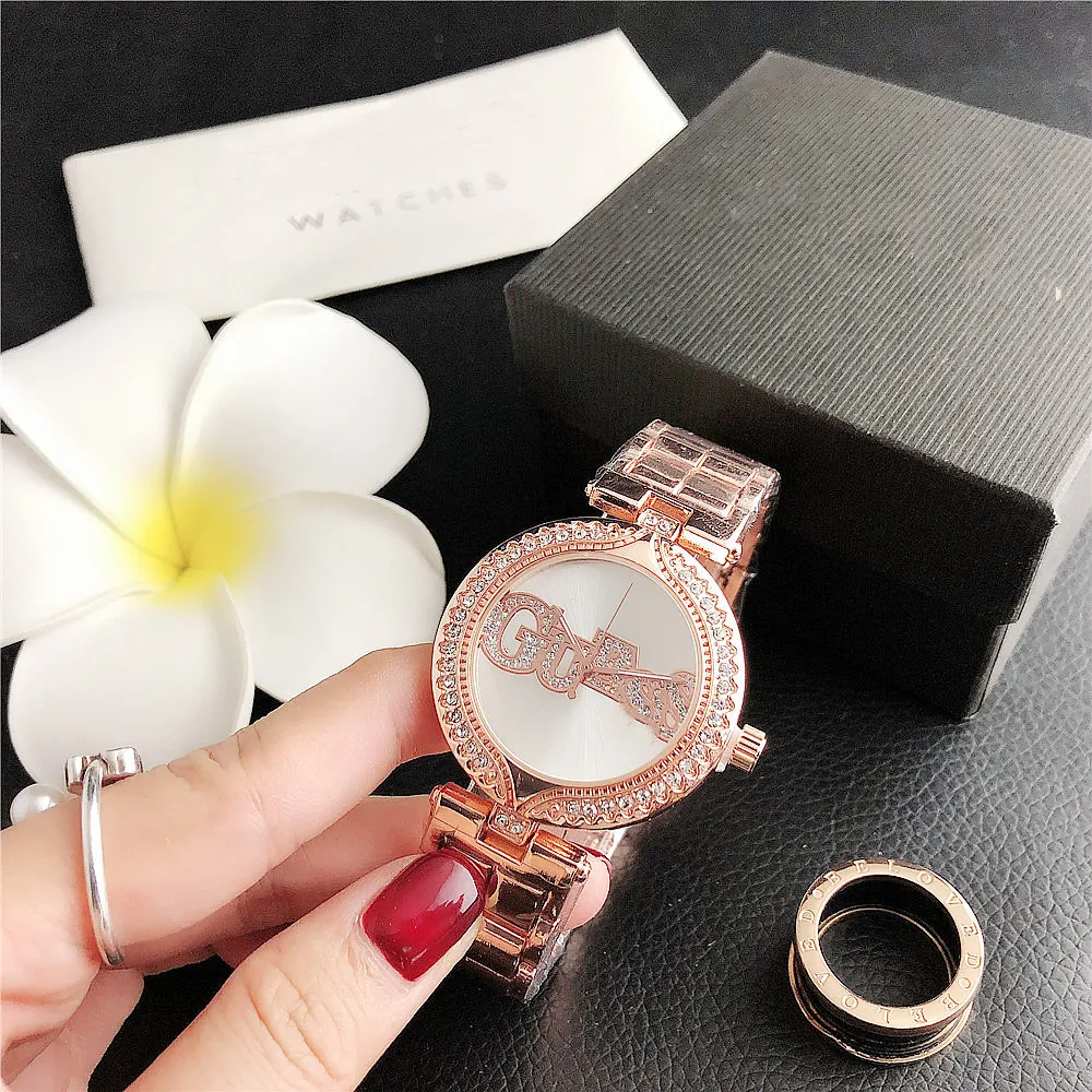 

Relógio invacessível feminino de marca de luxo, relógio de pulso de quartzo para mulheres, em aço inoxidável, dropshipping, 2021