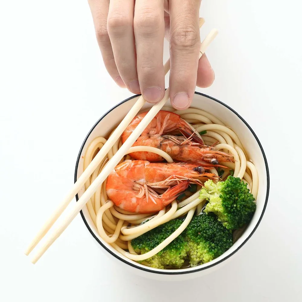 100Pairs japanese Disposable Bamboo Wood Chopsticks Restaurant Individual Package Chop Sticks Hashi Sushi Food Stick Tableware |