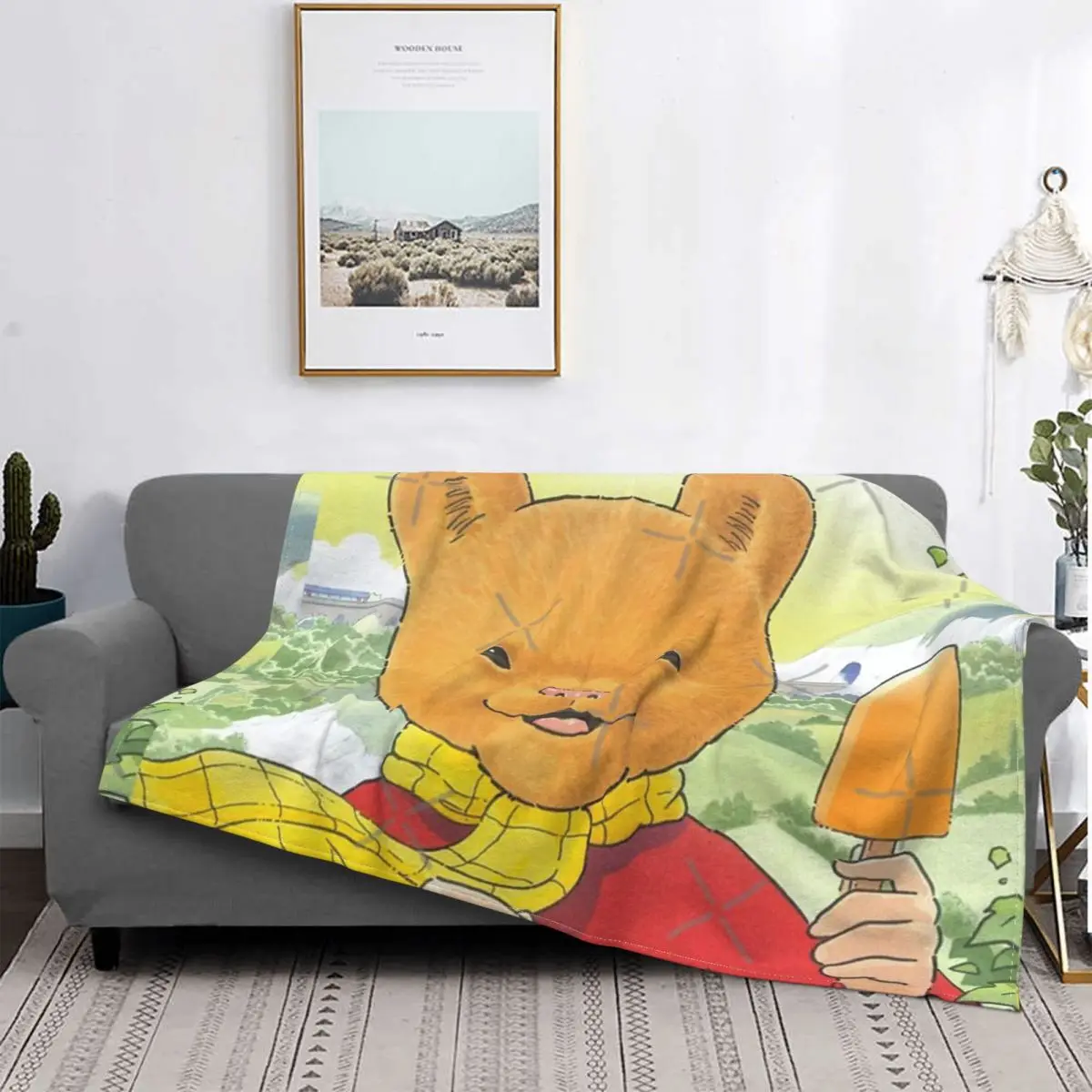 

Manta a cuadros para cama, cobertor de sofá, 135