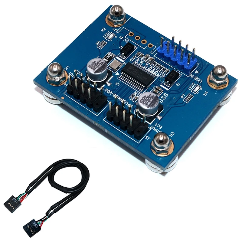 4 Порты и разъёмы USB 2 0 9 контактный разъем Удлинительный кабель - Цена: 368,14 руб.