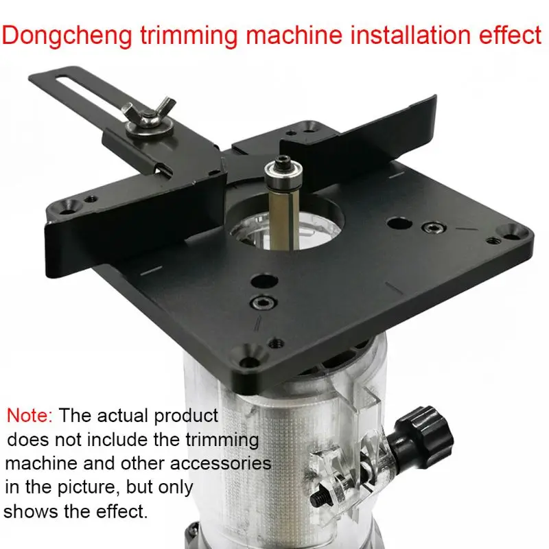 portable woodworking bench Universal RT0700C Aluminum Router Table Insert Plate Trimming Machine Flip Board for Woodworking 4XFD router bits for wood