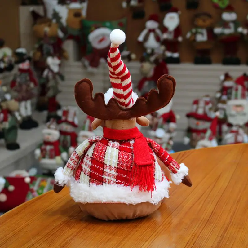 Рождественские украшения украшение для сидения декор камина мультяшная кукла с
