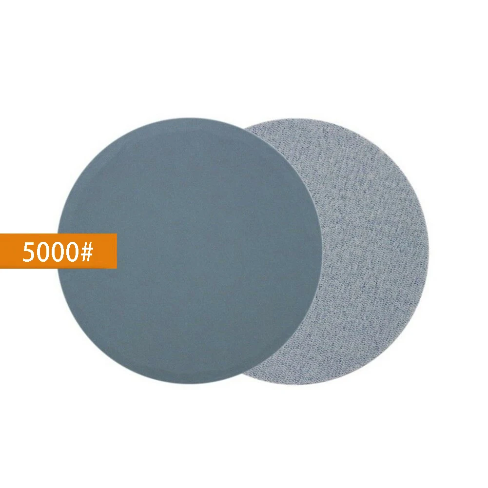 

25pcs Hook And Loop 3 Inch 1000 2000 3000 5000 7000Grit Sandpaper Sanding Discs With Hook And Loop Sanding Pad For Wood