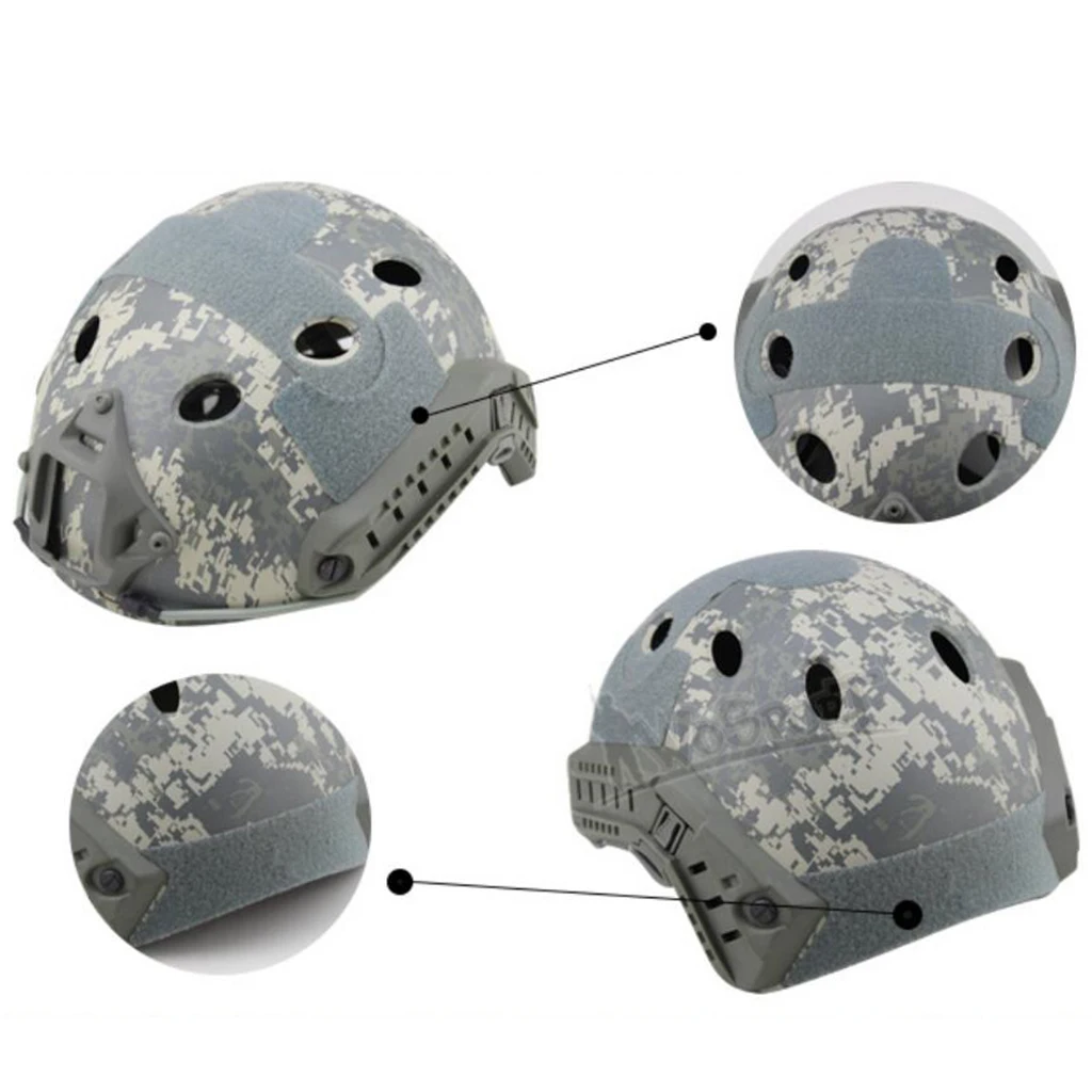 MagiDeal 5 шт. наклейка на шлем патч крюк и петли для охотничьих шлемов|Кепки охоты| |