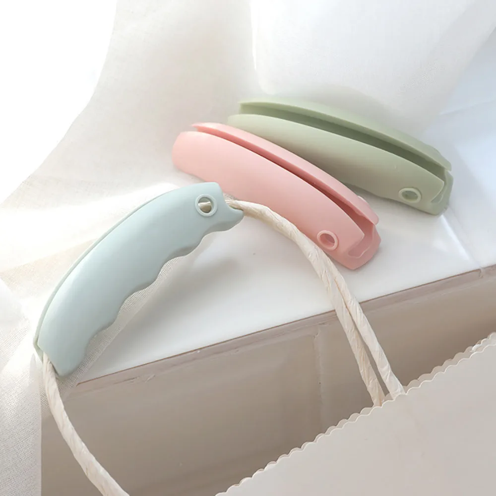 

3pcs Silicone Anti-stroke Hand Labor-saving Vegetable Lifter Plastic Bag Handle Grocery Shopping Bag Carrying Tool