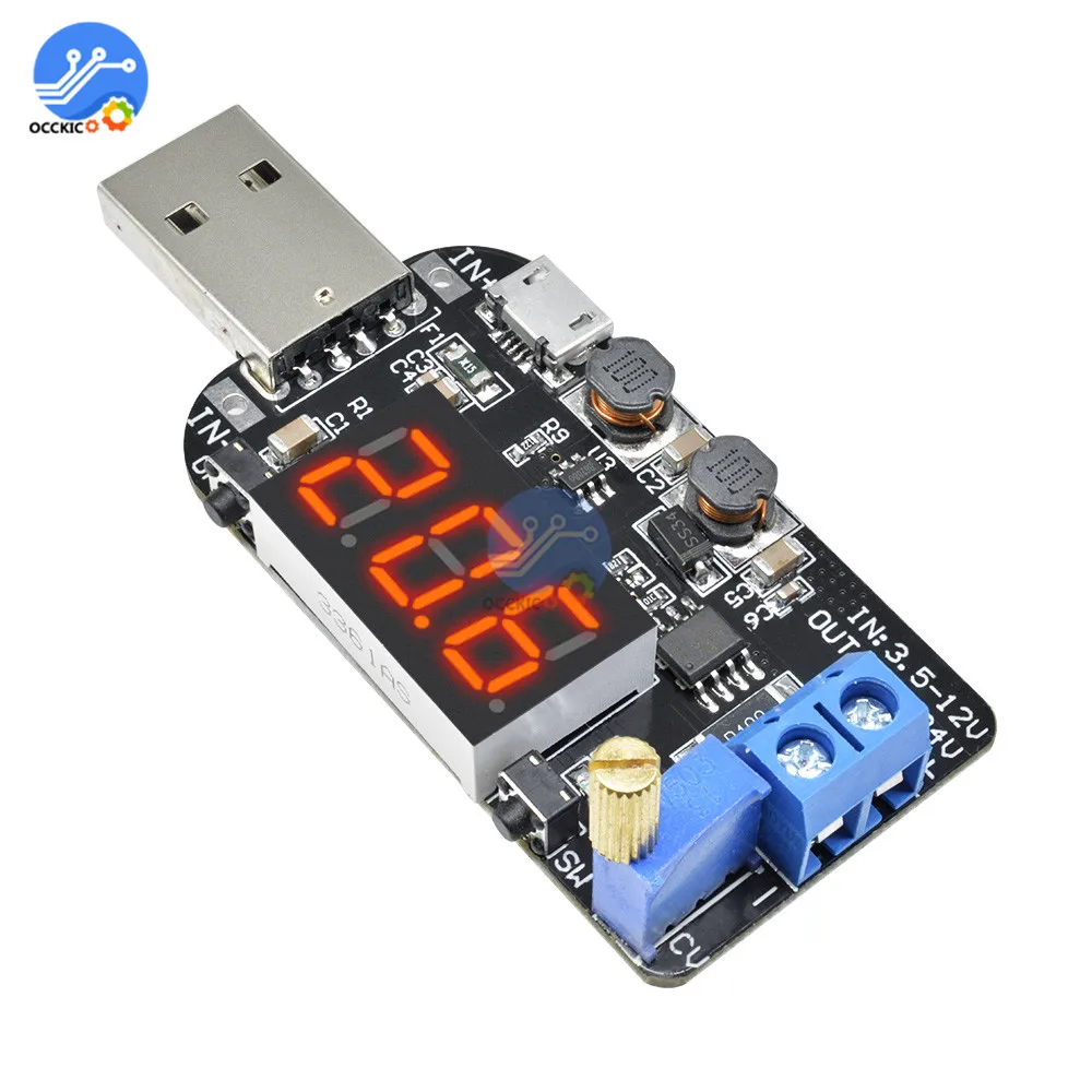 15 Вт модуль зарядного устройства USB DC CVCC при напряжении от 5 в до 1V 9V 12V 24V