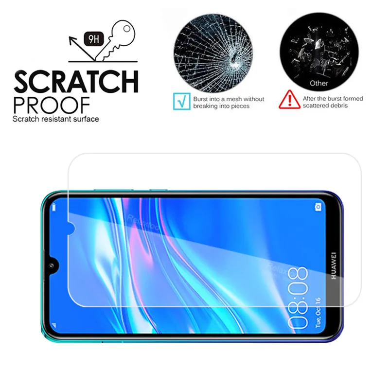 2 в 1 Защитное стекло для объектива камеры huawei y7 pro 2019 hauweii safty flim y 7pro 7 Закаленное