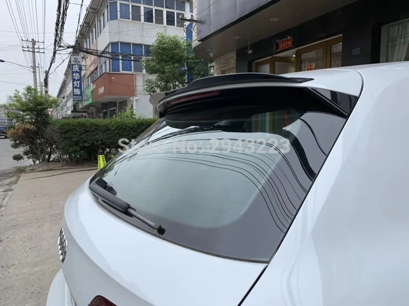 Для Audi A3 8V Хэтчбек 5 дверей 2014 - 2018 АБС-пластик глянцевый черный цвет задняя крыша